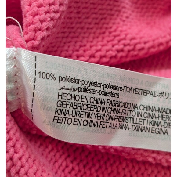 NWT Zara Dress Size S Pink Multi-Pattern Knit Bodycon Mini Stretch Vibrant Chic - Picture 9 of 11